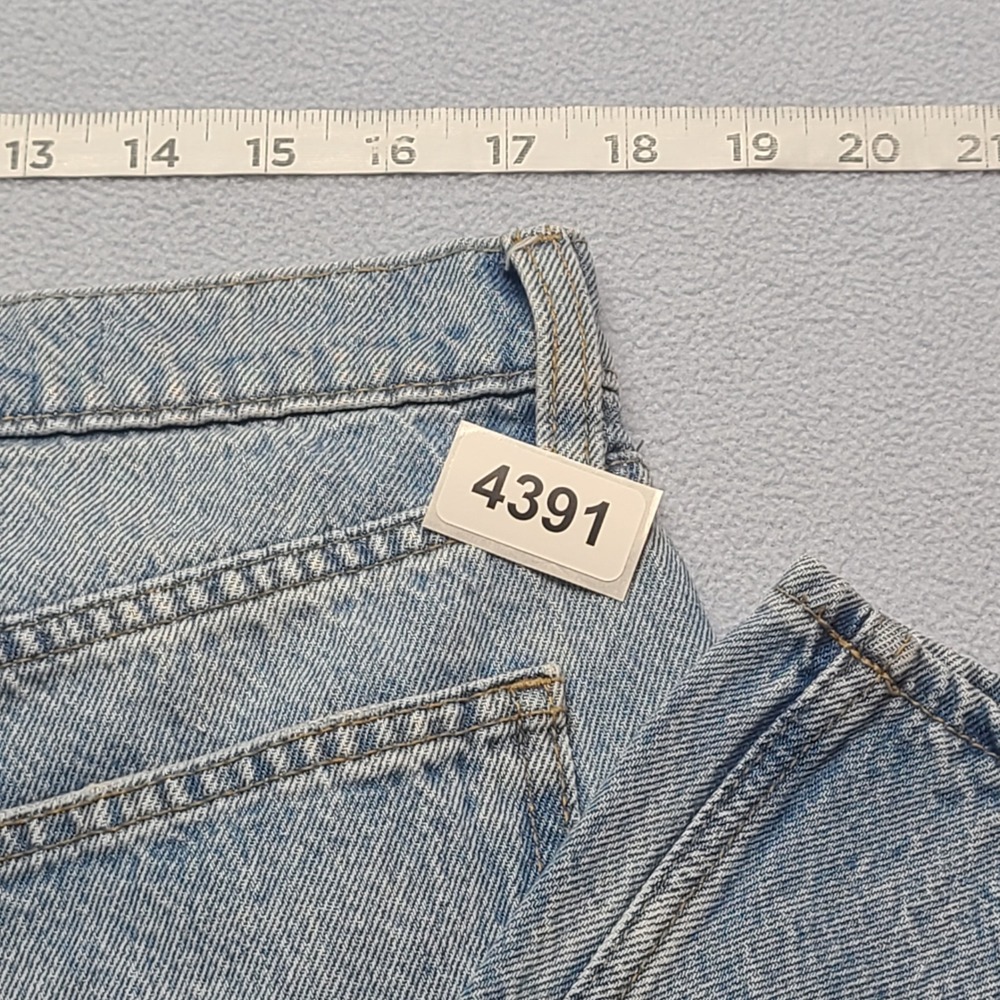 Universal Thread Barrel Jeans Womens 14 Light Wash Excellent High Rise Denim - Picture 8 of 8